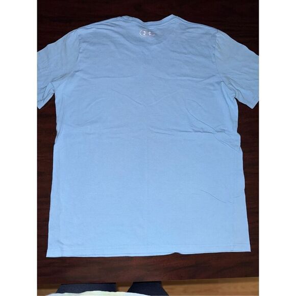 Under Armour Mens Short Sleeve Loose Fit Light Blue Tee Shirt Size Large - Picture 4 of 7